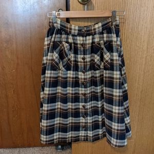 Modcloth plaid skirt